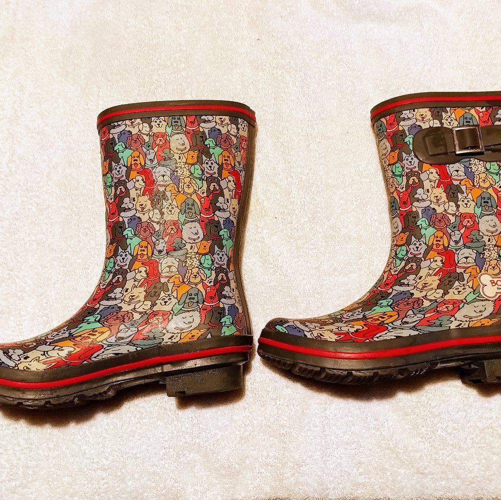 Skechers Bob's For Dogs Rain Check Puppy Dog Waterproof Boots Women's Size 6
